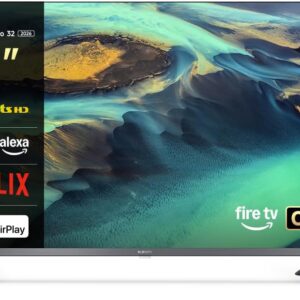 XIAOMI TV F Pro 32, 32 Pulgadas (81 cm), QLED, Smart TV, Fire OS7, Control por Voz Alexa, Dolby Audio™, DTS Virtual:X, DTS-HD, Compatible con Apple AirPlay