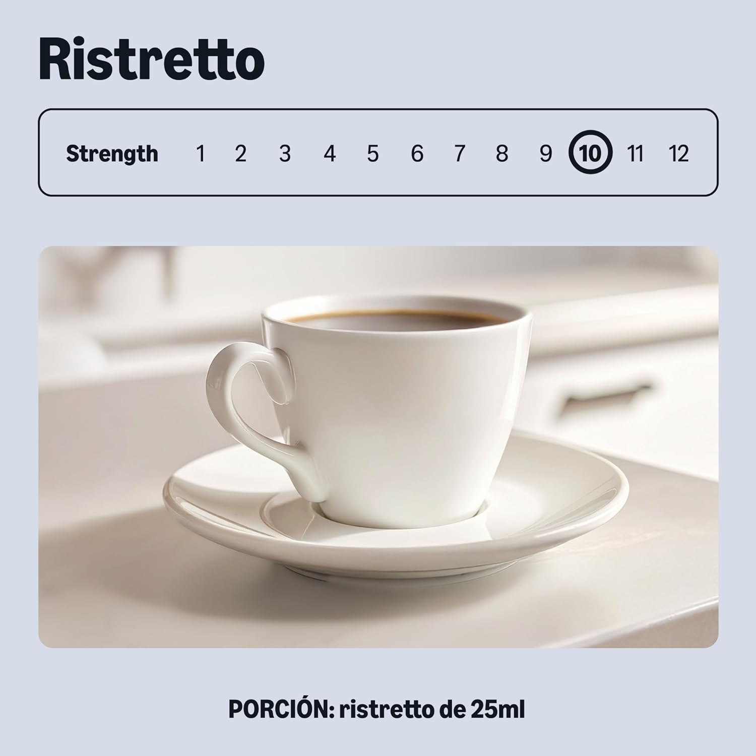 by Amazon - Cápsulas de café Ristretto, tueste medio, compatibles con Nespresso, 100 unidades, 5 paquetes de 20, certificado Rainforest Alliance - 3