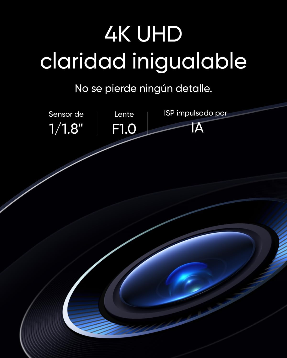 eufy Security S3 Pro (eufyCam 3 Pro), 4K Camara vigilancia WiFi Exterior Solar, visión MaxColor, energía inagotable 2.0, reconocimiento Facial IA, Almacenamiento Local Ampliable, sin cuotas mensual - 3