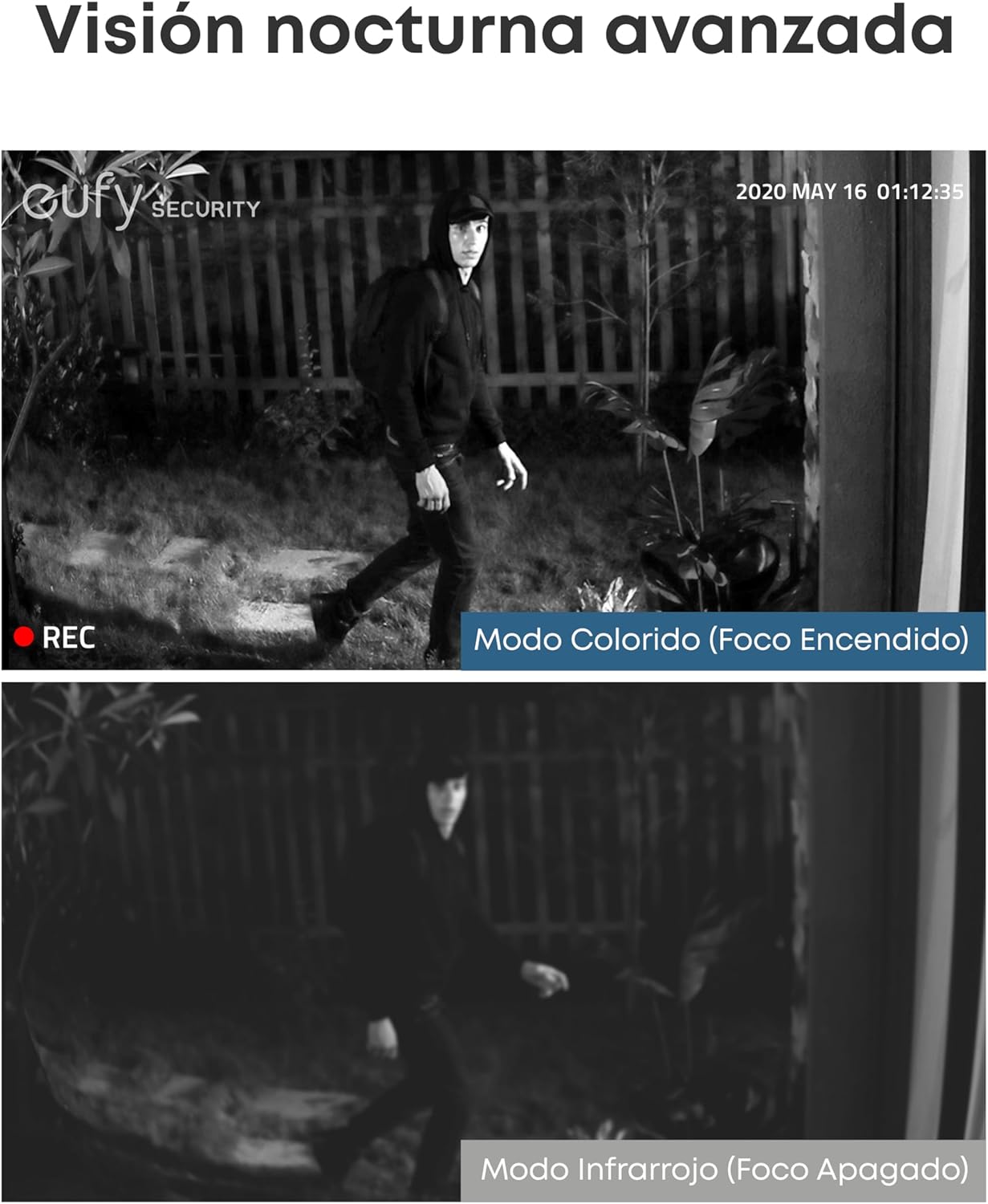 eufy Security eufyCam 2C Camara vigilancia WiFi Exterior, Camara de vigilancia Exterior,180 días de duración de la batería, HD 1080p, nessun Costo mensile, Conjunto de Tres cámaras - 3