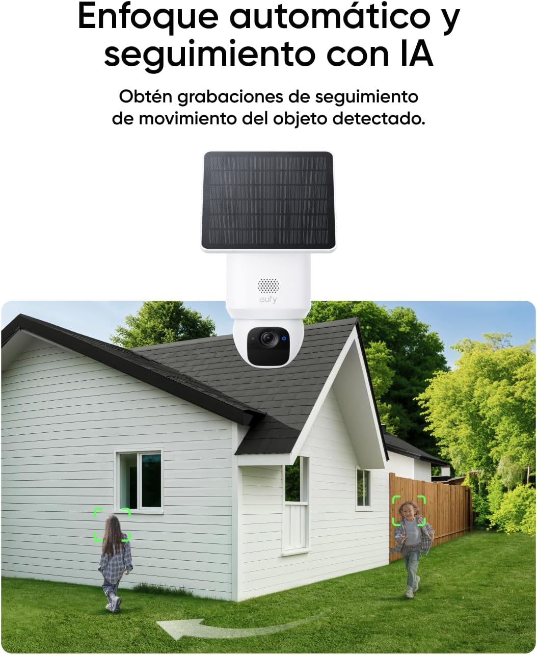 eufy eufyCam Kamera, Solar, Kamera Überwachung Aussen, 360° Schwenk, KI-Tracking, 2K-Qualität, kabellos, eufy Sicherheitskamera Outdoor, mit Homebase - 3