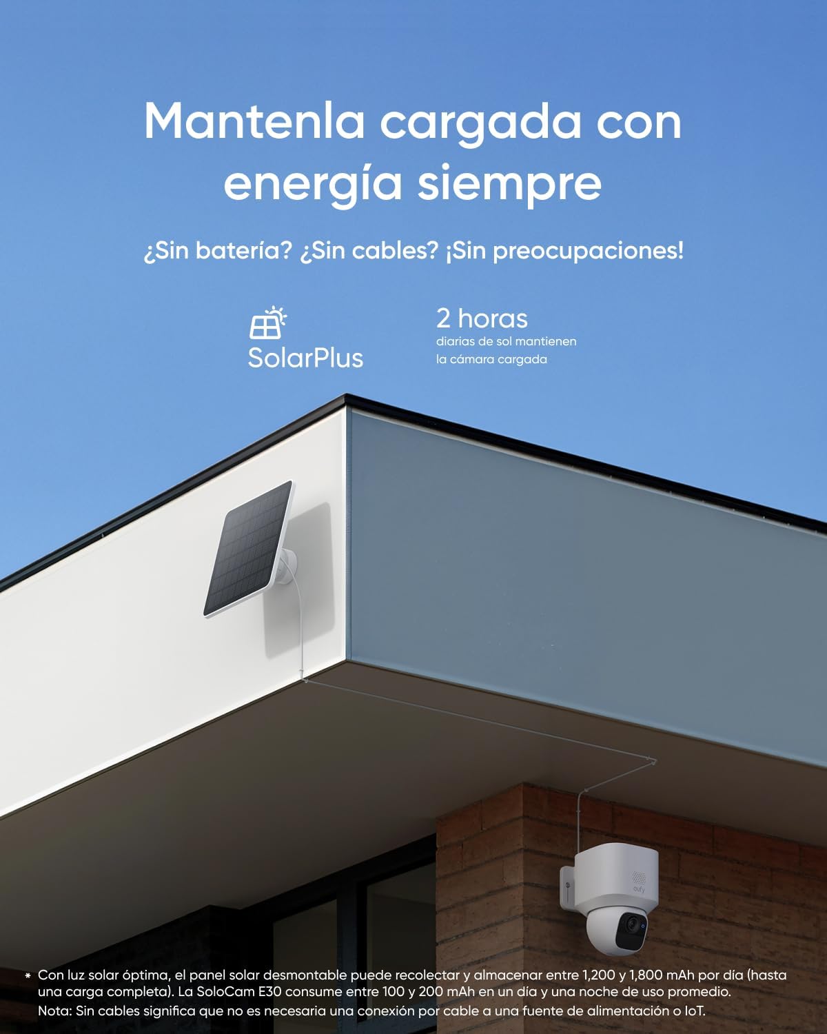 eufy eufyCam Kamera, Solar, Kamera Überwachung Aussen, 360° Schwenk, KI-Tracking, 2K-Qualität, kabellos, eufy Sicherheitskamera Outdoor, mit Homebase - 6