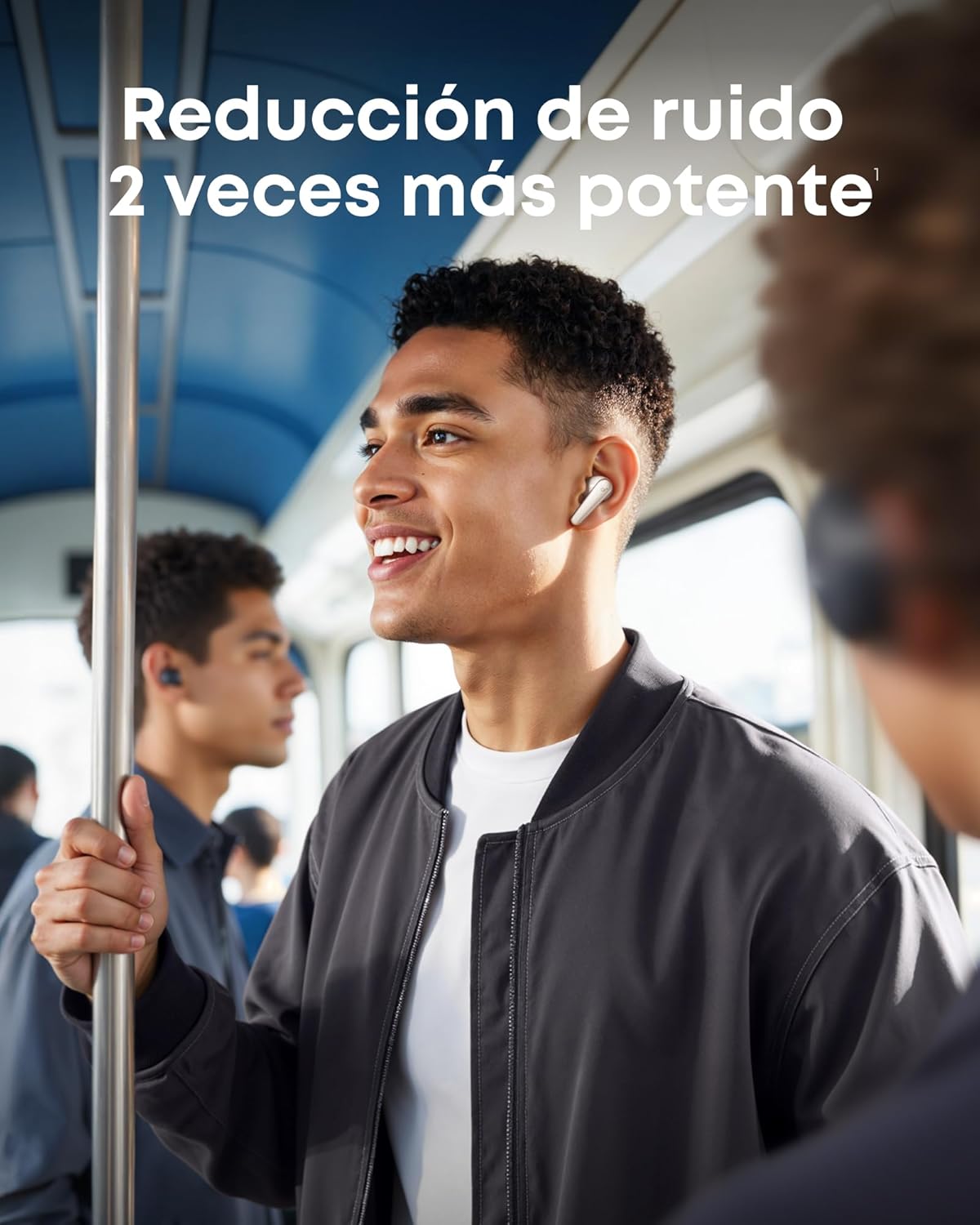 soundcore Liberty 5 by Anker Auriculares Inalámbricos Bluetooth con Cancelación de Ruido, Reducción de Voz 2X más Potente, ANC en Tiempo Real, Carga Rápida, Audio Dolby, Llamadas Claras con IA y 6Mics - 2