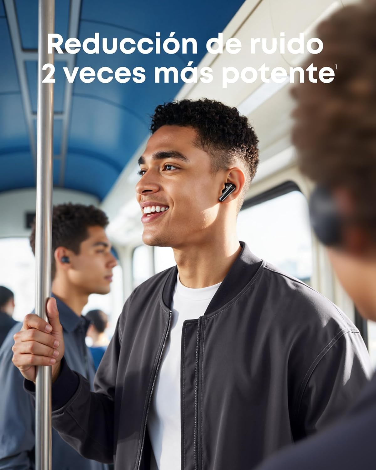 soundcore Liberty 5 by Anker Auriculares Inalámbricos Bluetooth con Cancelación de Ruido, Reducción de Voz 2X más Potente, ANC en Tiempo Real, Carga Rápida, Audio Dolby, Llamadas Claras con IA y 6Mics - 2