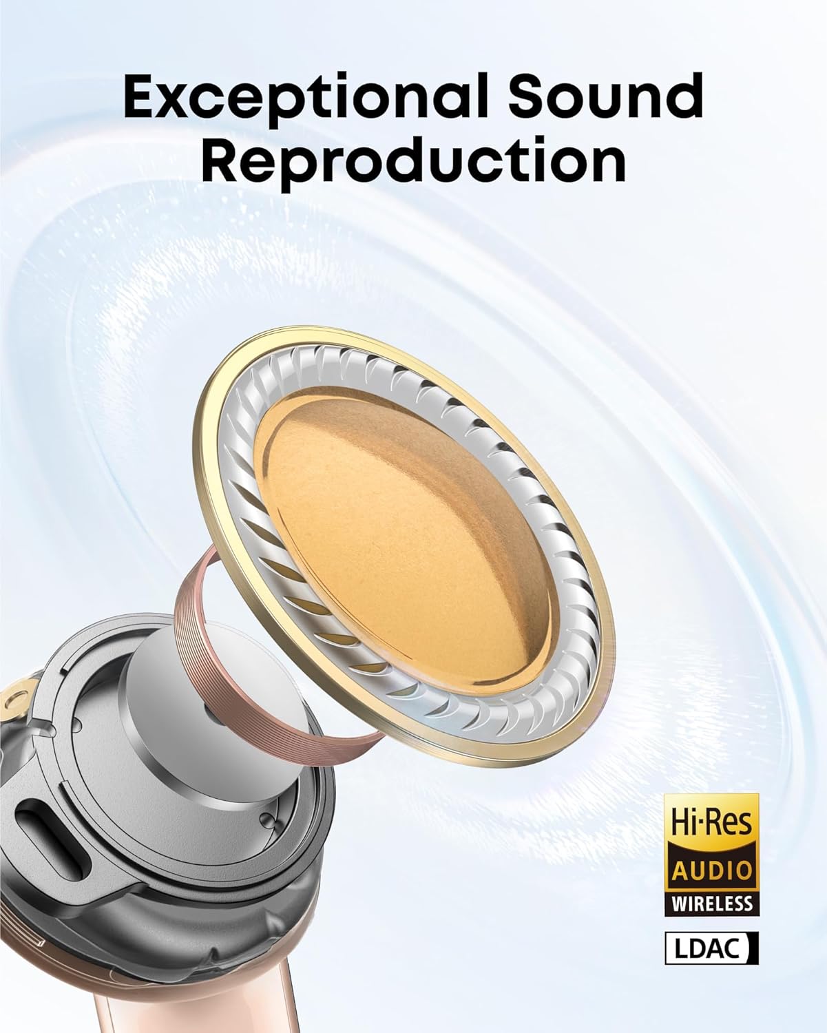 soundcore Liberty 5 by Anker Auriculares Inalámbricos Bluetooth con Cancelación de Ruido, Reducción de Voz 2X más Potente, ANC en Tiempo Real, Carga Rápida, Audio Dolby, Llamadas Claras con IA y 6Mics - 5