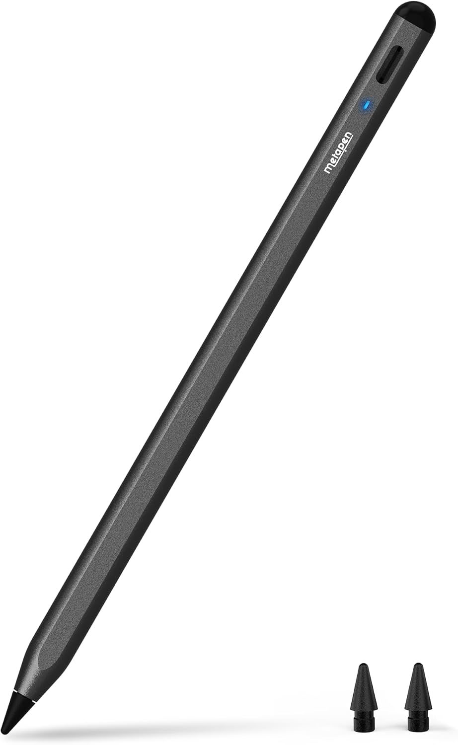 2026 Lápiz Táctil para iPad, Metapen A8 Negro - Precisión de Píxel Baja Latencia,Ideal para Notas,Dibujo,Stylus Pen Compatible con iPad 6/7/8/9/10/11(A16),Mini 5/6,Air 3/4/5/M2/M3/M4,Pro 3/4/5/6/M4 - 1