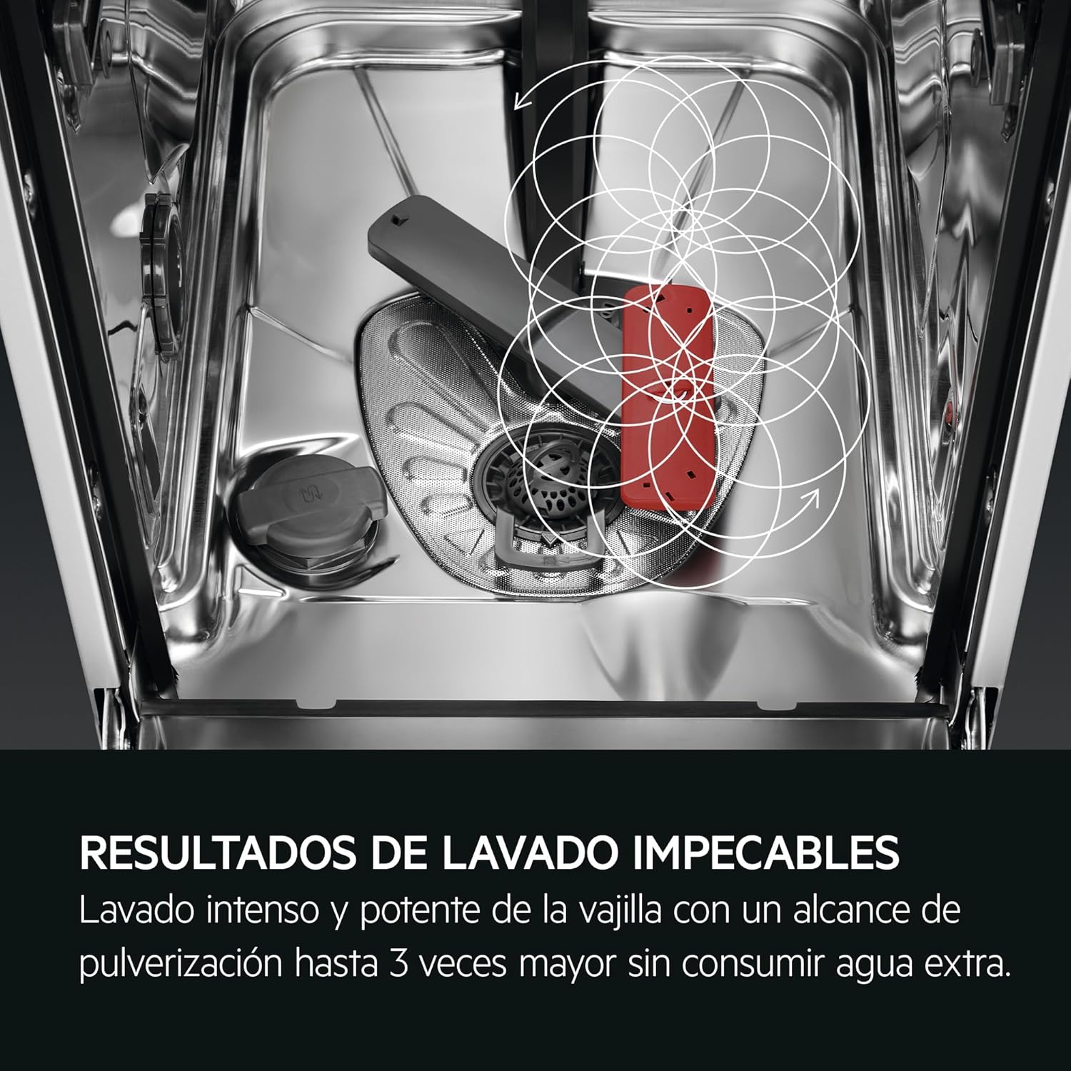 AEG FSB64907Z Lavavajillas Integrable, 60 cm, 14 Cubiertos, Secado AirDry, Brazo Aspersor Satélite, Cristalería, 7 Programas, 3 Temperaturas, 44 dB(A), Serie 6000, Clase C - 4