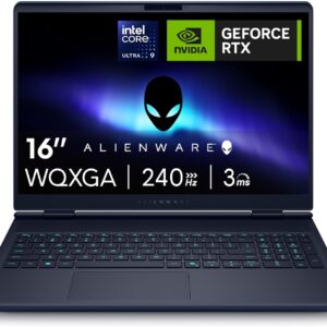 Alienware 16x Aurora Portátil Gaming AC16251 16" WQXGA 240Hz G-Sync, Intel Core Ultra 9 275HX Series 2, Nvidia Geforce RTX 5070, 32GB RAM, 1TB SSD, Windows 11 Home,Teclado AlienFX RGB QWERTY Español