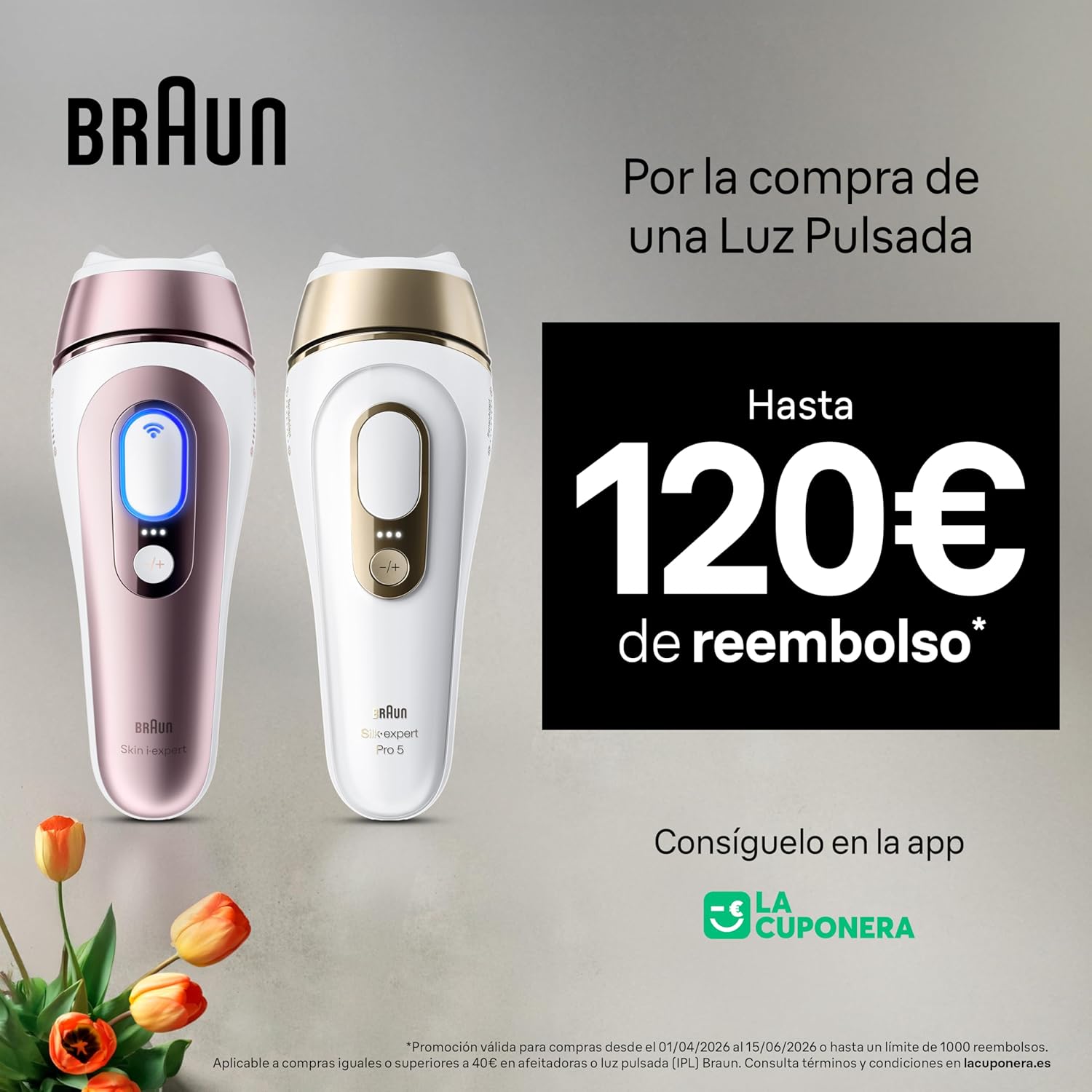 Braun Depiladora Luz Pulsada Silk·expert Pro 5 Alternativa a Depiladora Laser, IPL, con Funda, Cabezal de Precisión Y Maquinilla Venus, Eliminación del Vello en Casa, PL5157, Blanca/Dorada - 2