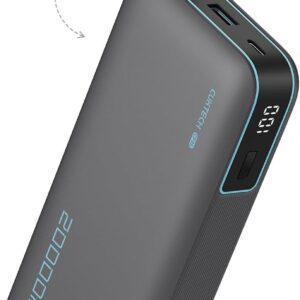 CUKTECH CP25 Power Bank 20.000mAh, Batería Portátil con Cable USB-C Integrado, PD 45W powerbank con 1 x USB-A, Batería Externa Carga Rápida Compatible iPhone 17 Pro MAX, Galaxy, Xiaomi, MacBook