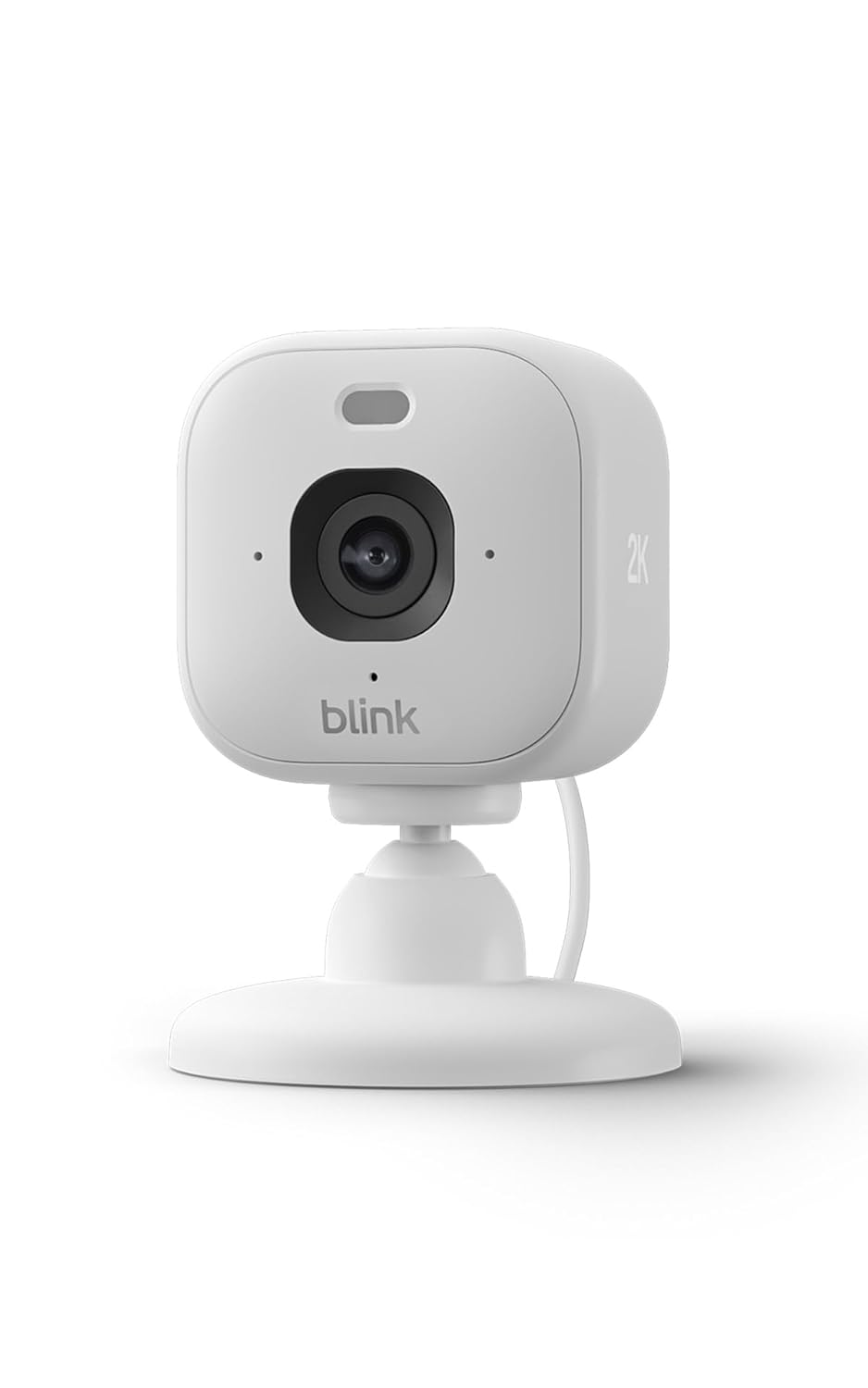 Cámara Mini 2K+ Blink (última generación) | Cámara de seguridad doméstica con enchufe, resolución de vídeo 2K, zoom de 4 aumentos, visión nocturna en color | Compatible con Alexa | 1 cámara - Blanco - 2