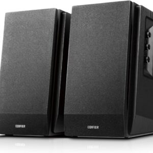 EDIFIER Studio R1700BT – Sistema de altavoces 2.0 (66 Vatios) con Bluetooth y mando a distancia, color negro