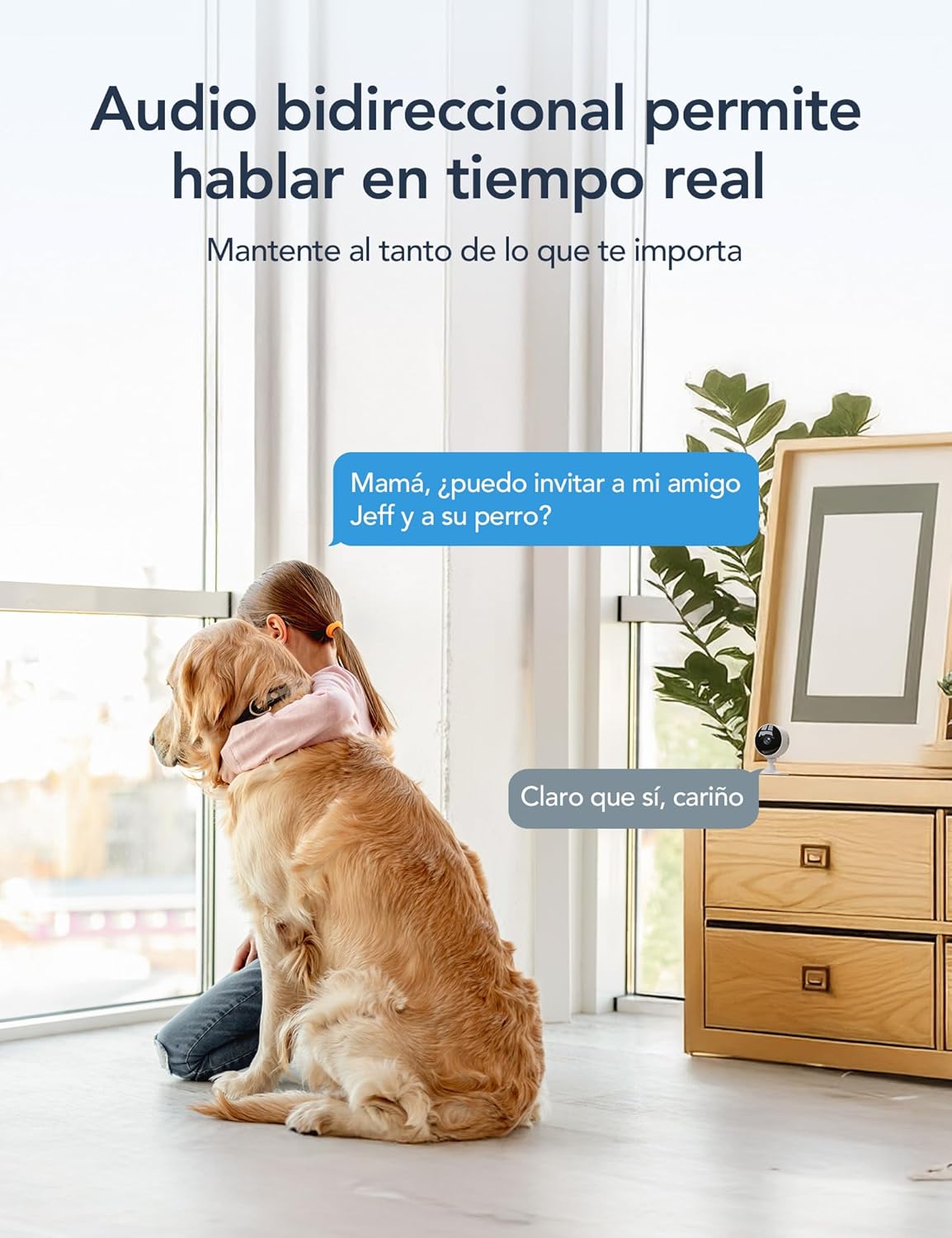 GNCC GC3 Pack 4 Camaras Vigilancia Domicilio WiFi 1080P, Fijas, Monitor Bebés/Mascotas, Fácil Instalación, Detección de Movimiento, Nube y Almacenamiento SD, Se Requiere Suscripción, 2.4GHz, Plug-in - 4