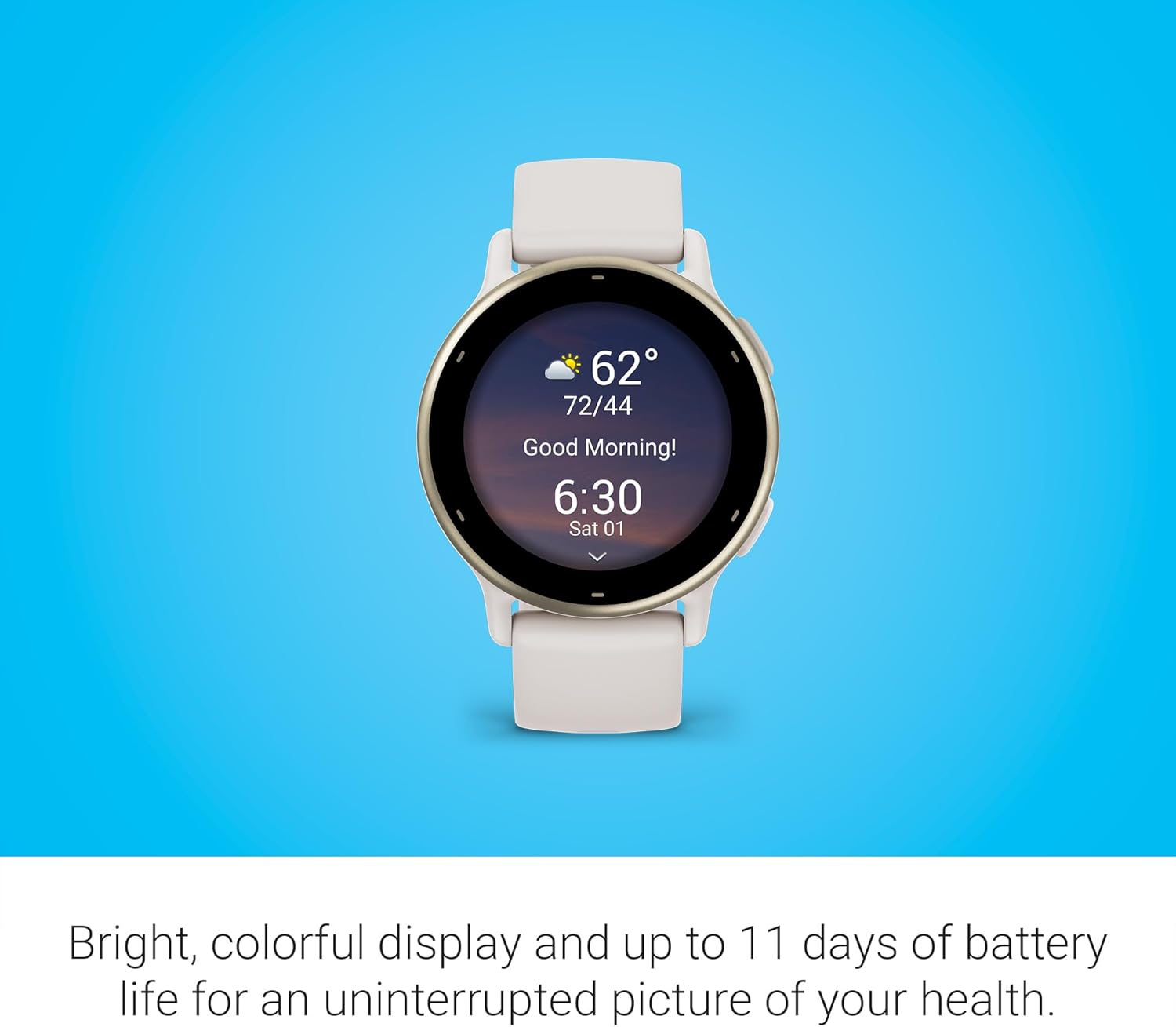 Garmin Vívoactive 5, Smartwatch con GPS, Pantalla AMOLED, Funciones Esenciales de Salud y Forma física y hasta 11 días de autonomía - 3