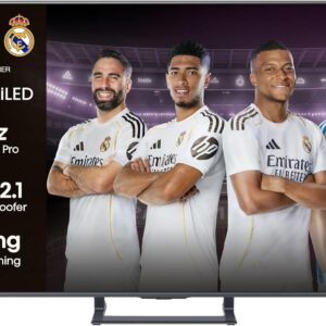 Hisense 75E8Q - Mini LED Smart TV, Quantum Dot, 144Hz, Subwoofer Integrado, Dolby Vision IQ & Dolby Atmos, Full Array Local Dimming, Procesador Hi-View Engine