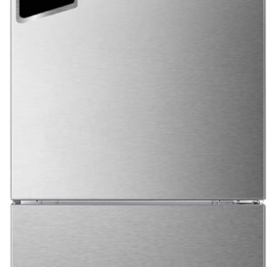 Hisense RB645N4BIC Frigorífico Combi 2 Puertas, Class C, 495 l, Alto 200 cm x Ancho 70.4 cm, Color Inox, Metal-Tech Cooling, Fresh Zone, Control de Humedad, Total No Frost, Iluminación LED