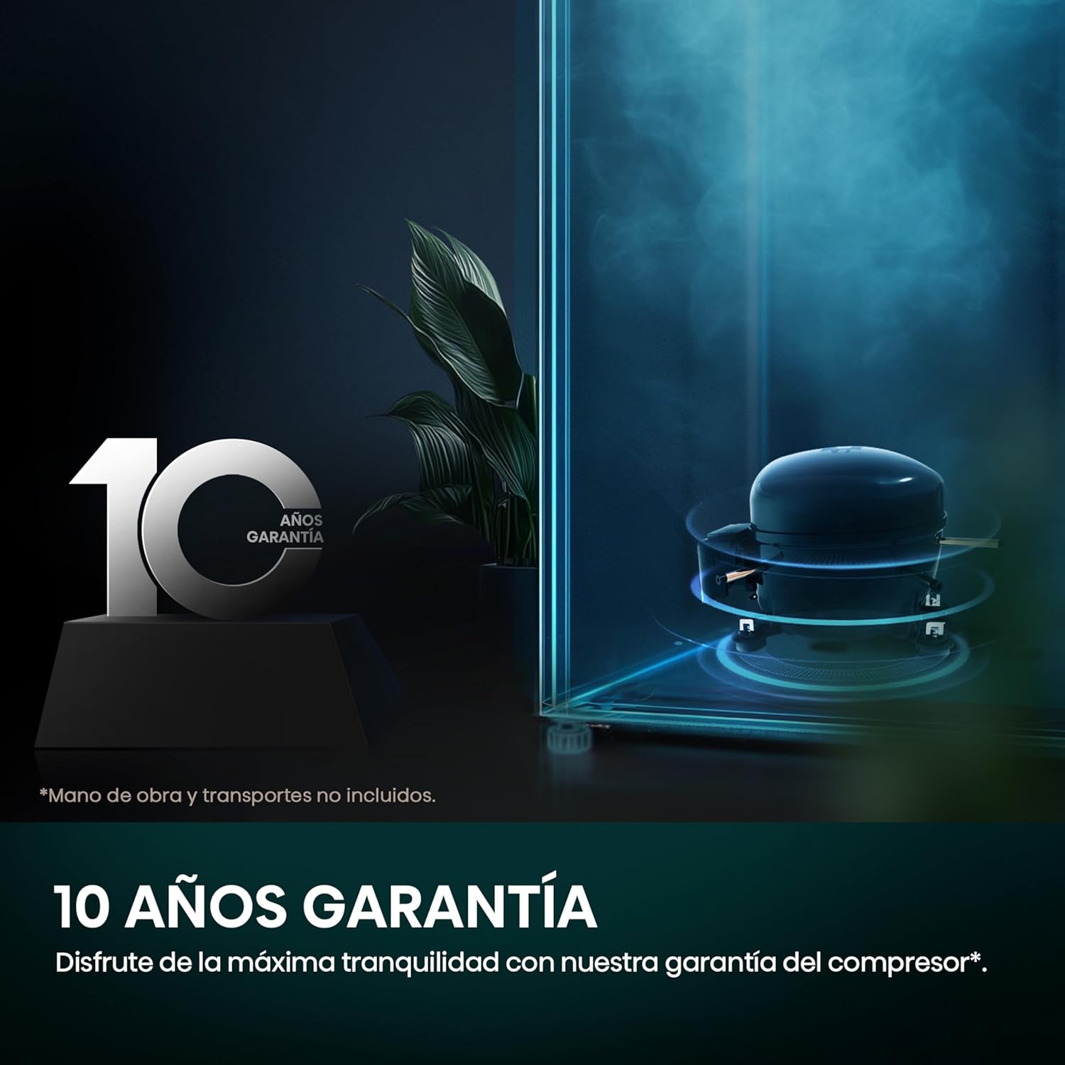 Hisense RB645N4BIC Frigorífico Combi 2 Puertas, Class C, 495 l, Alto 200 cm x Ancho 70.4 cm, Color Inox, Metal-Tech Cooling, Fresh Zone, Control de Humedad, Total No Frost, Iluminación LED - 5