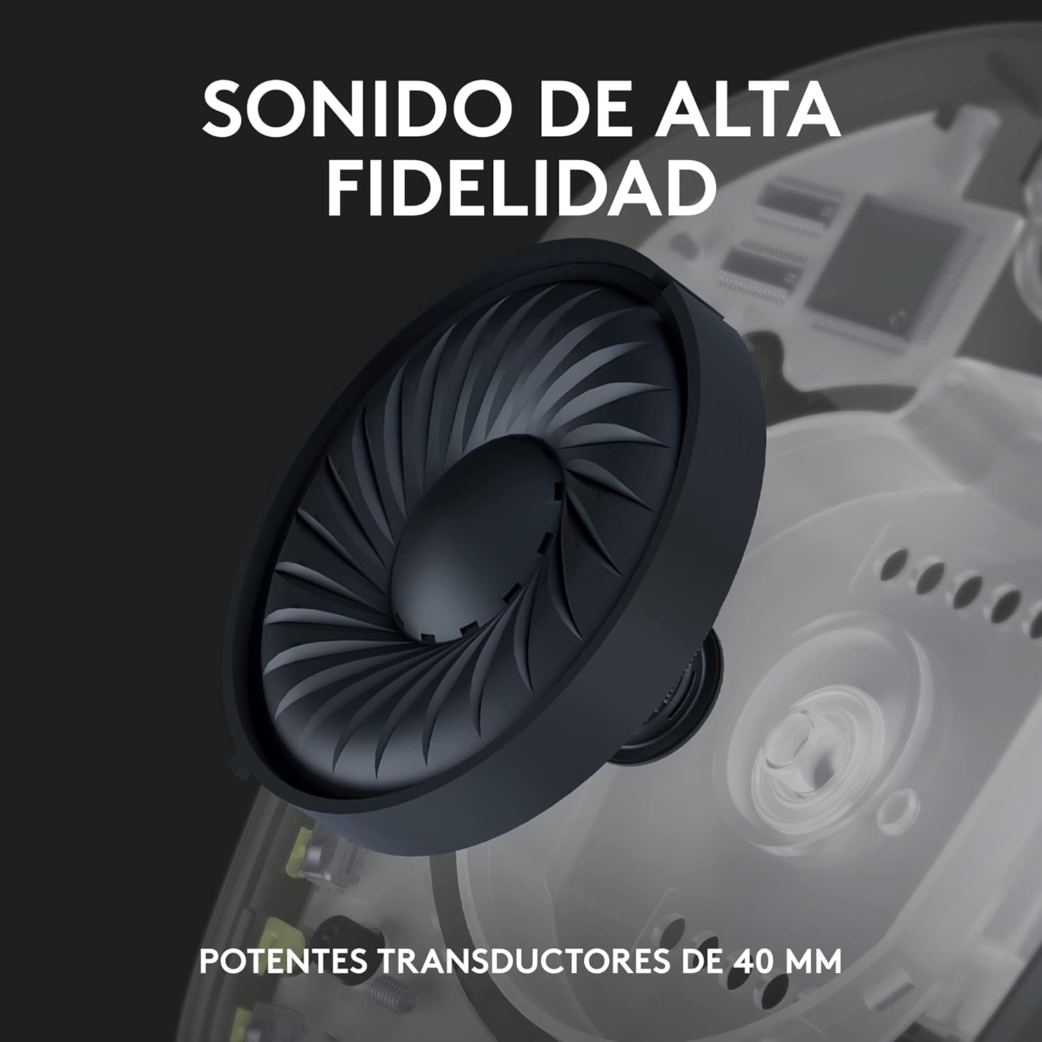 Logitech G G435 LIGHTSPEED, auriculares inalámbricos y Bluetooth para gaming - Auriculares ligeros circumaurales, micrófonos integrados, Dolby Atmos, PC, PS4, PS5,Nintendo Switch/Switch 2, móvil-Negro - 4