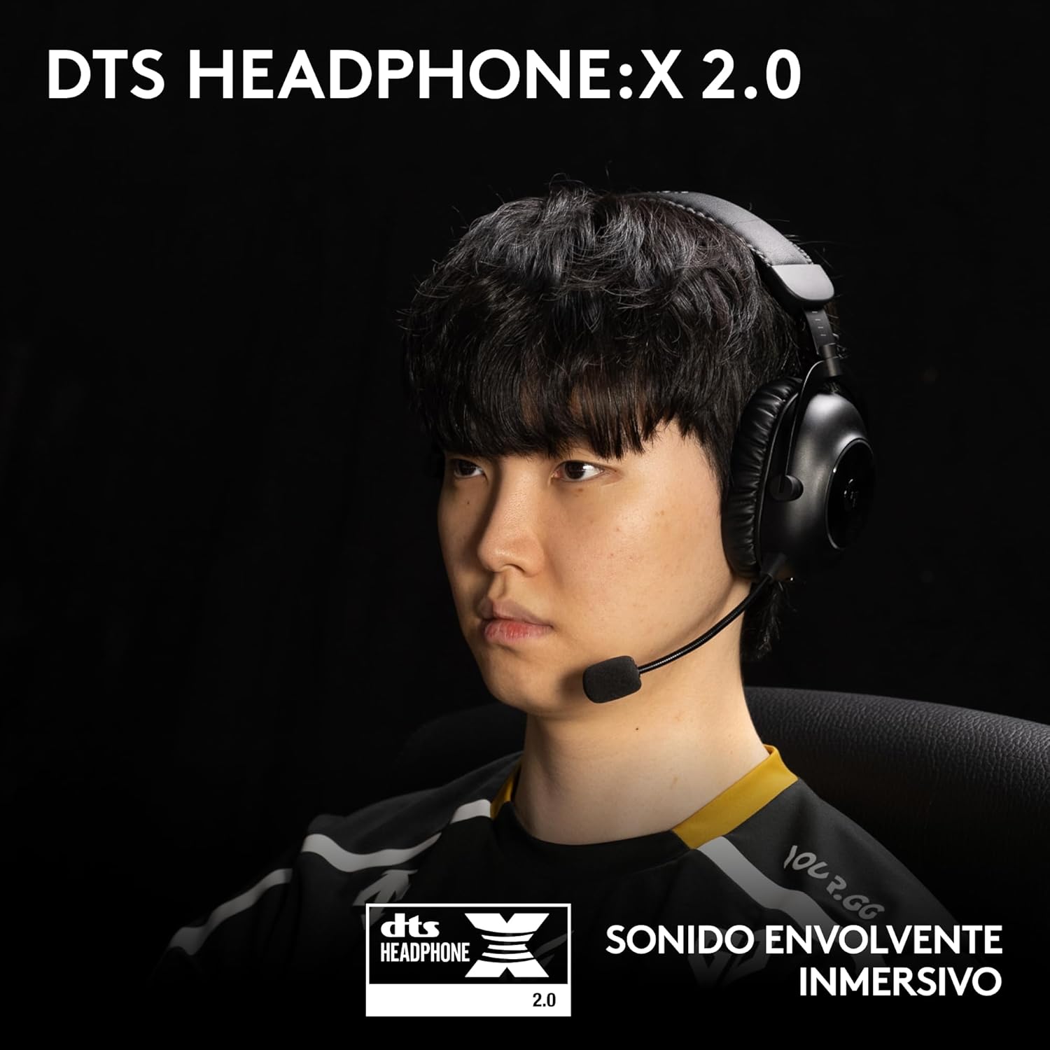 Logitech G Pro X 2 Lightspeed Auriculares Gaming inalámbricos, Mic. Brazo desmont., transductores grafeno 50 mm, DTS:X 2.0-7.1 Surround, Bluetooth/USB/3.5 mm Aux, PC, PS5, PS4, Nintendo Switch-Blanco - 6
