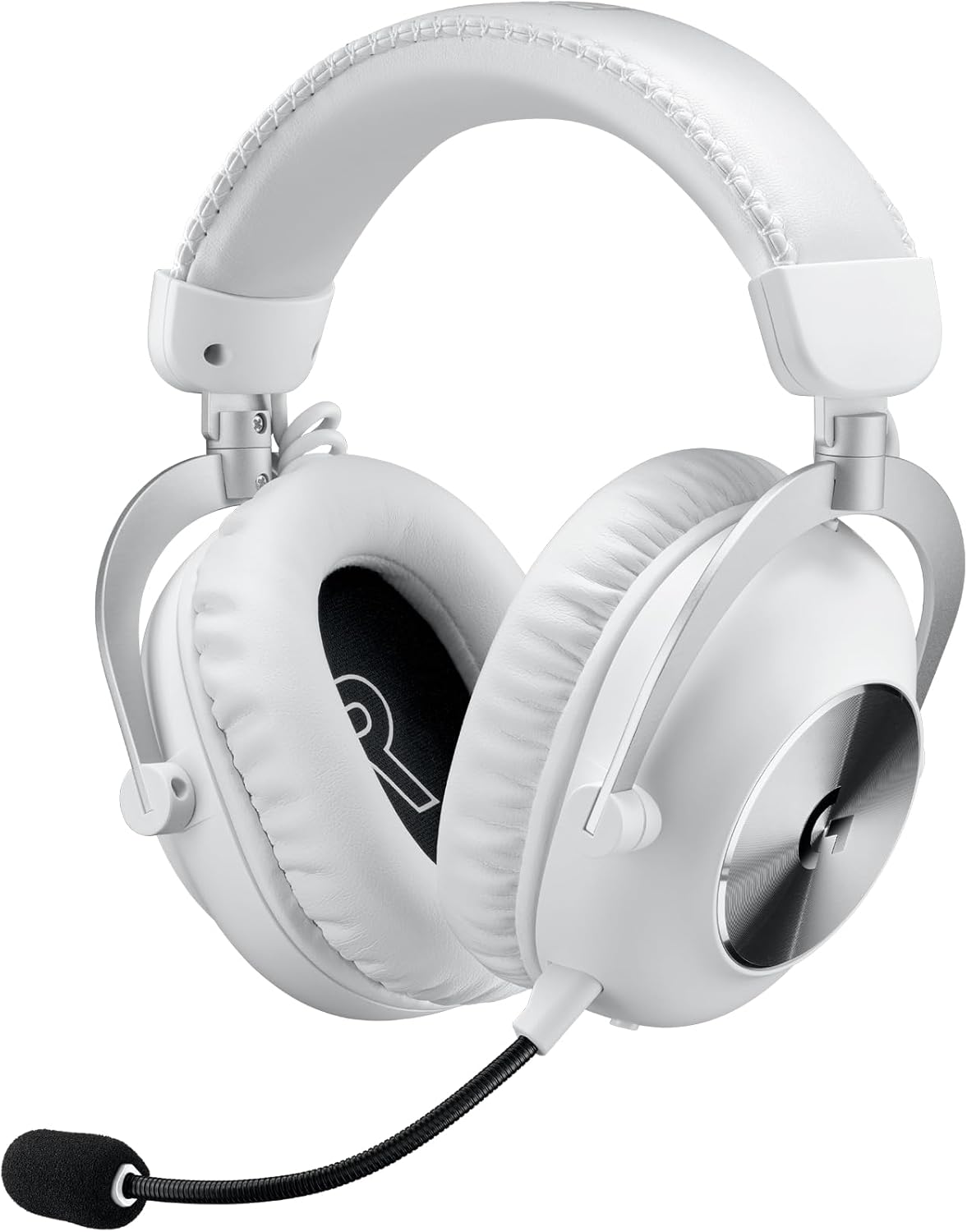 Logitech G Pro X 2 Lightspeed Auriculares Gaming inalámbricos, Mic. Brazo desmont., transductores grafeno 50 mm, DTS:X 2.0-7.1 Surround, Bluetooth/USB/3.5 mm Aux, PC, PS5, PS4, Nintendo Switch-Blanco - 1