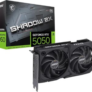 MSI GeForce RTX 5050 8G Shadow 2X OC - Tarjeta gráfica