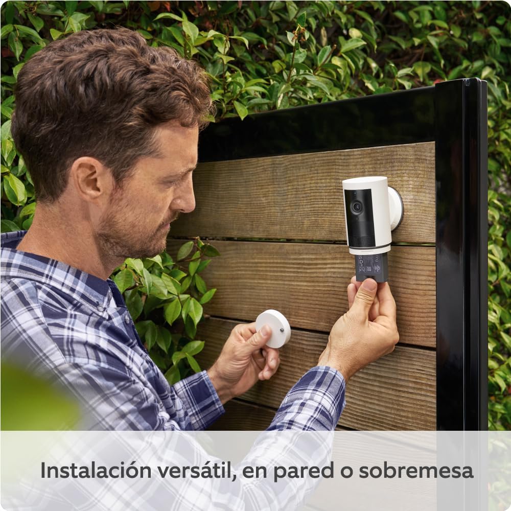 Novedad Ring | Cámara exterior Plus con batería (Outdoor Camera Plus) + Ring Cámara interior (Indoor Camera 2.ª gen.) | 30 días gratis de Ring Home - 5