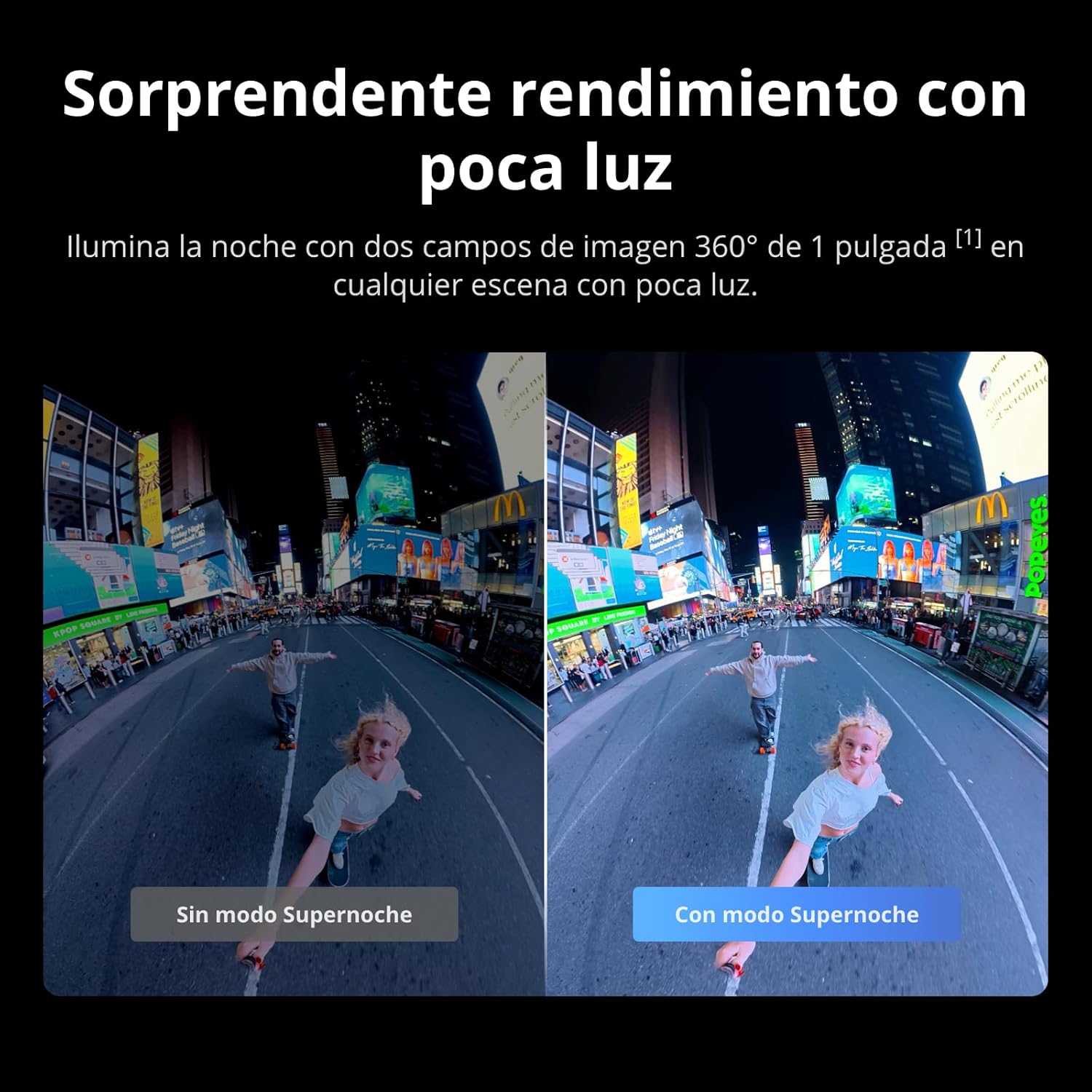 Pack Esencial dji Osmo 360, cámara 360 con Imagen 360° de 1 Pulgada, Video 360° en 8K Nativo, Video 4K/120 fps y 170° Boost, Kit de Palo de Selfie Invisible de 1.2 m, batería extendida con 2 baterías - 4