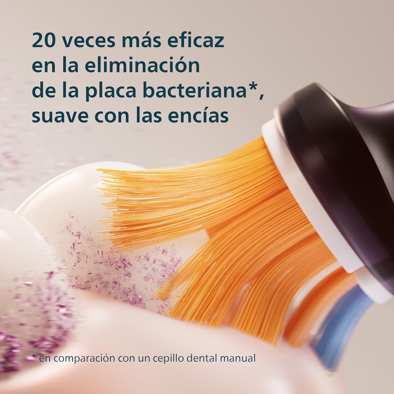 Philips Sonicare DiamondClean Prestige 9900: cepillo dental eléctrico sónico con un cabezal de cepillado Premium All-in-One A3 y estuche de carga en color azul noche modelo HX9992/12 - 3