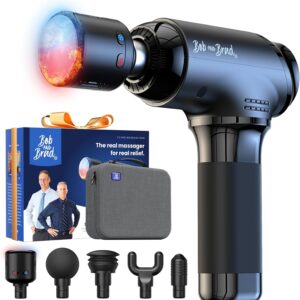 Pistola de Masaje Muscular Calor y frío, Bob and Brad T2 Pro Pistola Masaje Massage Gun, Masajeador de Músculos de Tejido Profundo y 4000mAh Batería 10mm Amplitud, para Aliviar el Dolor Muscular