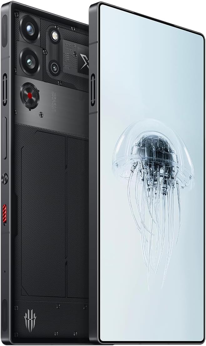 REDMAGIC 10 Pro 144Hz Móvil Gaming, Smartphone Android 5G, 16GB RAM+512GB ROM, Snapdragon 8 Elite, 6.85", AMOLED Pantalla, FHD+ Teléfono Gaming, 50MP Cámara, 80W Cargador, Dual-Sim, NFC Transparent - 3