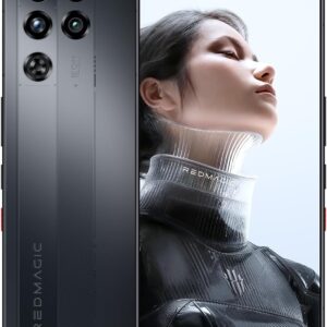 REDMAGIC 11 Pro 144Hz Móvil Gaming, Smartphone Android 5G, 12GB RAM+256GB ROM, Snapdragon 8 Elite Gen 5, 6.85", 1.5K AMOLED Pantalla, Teléfono Gaming, 50MP Cámara, 80W Cargador, NFC Negro