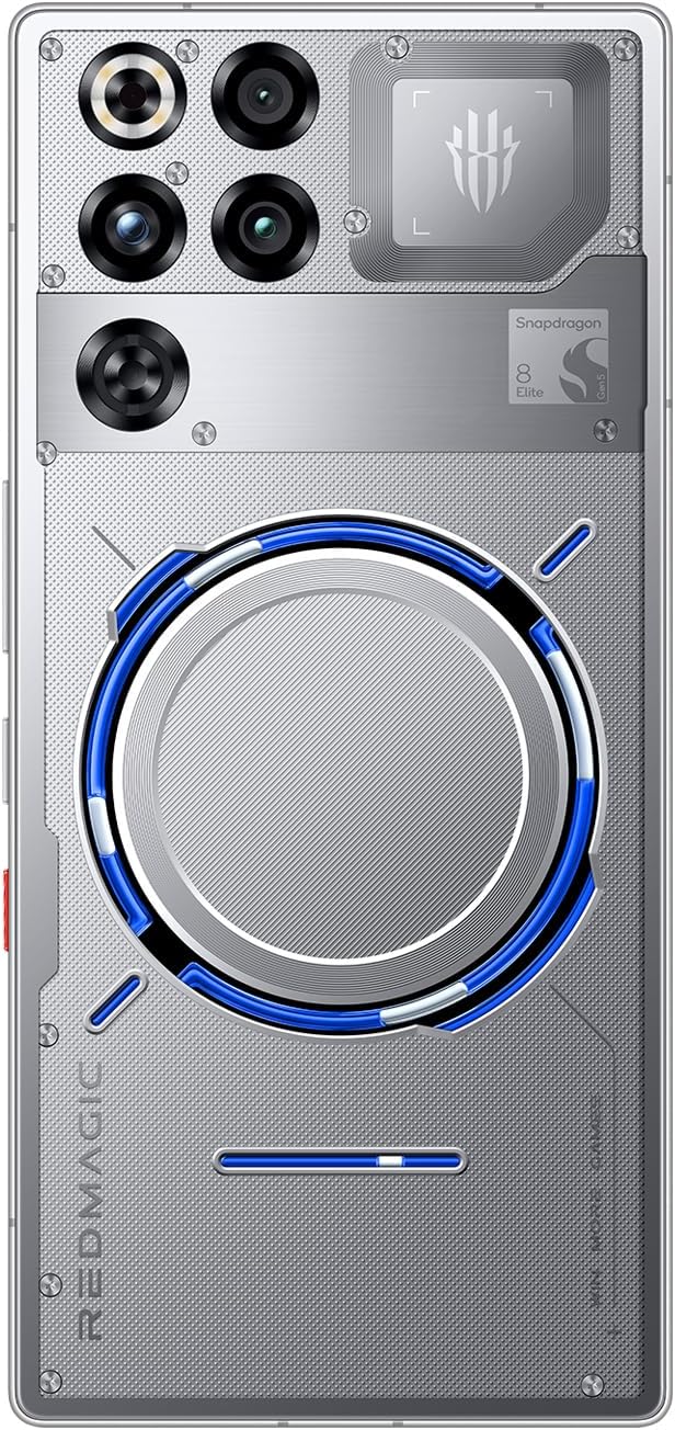 REDMAGIC 11 Pro 144Hz Móvil Gaming, Smartphone Android 5G, 24GB RAM+1TB ROM, Snapdragon 8 Elite Gen 5, 6.85", 1.5K AMOLED Pantalla, Teléfono Gaming, 50MP Cámara, 80W Cargador Argentado - 3
