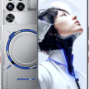 REDMAGIC 11 Pro 144Hz Móvil Gaming, Smartphone Android 5G, 24GB RAM+1TB ROM, Snapdragon 8 Elite Gen 5, 6.85", 1.5K AMOLED Pantalla, Teléfono Gaming, 50MP Cámara, 80W Cargador Argentado