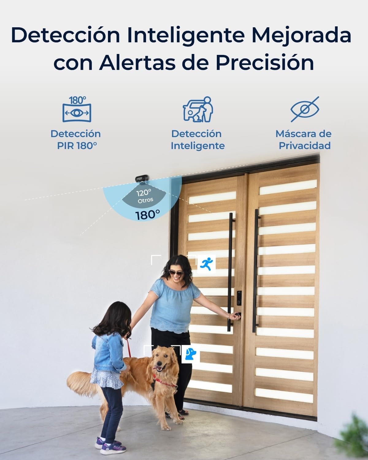 Reolink 180° 4K Camara WiFi Exterior Solar con Bateria Sin Cables, Visión Nocturna en ColorX F1.0, 8MP Camara Seguridad con 2,4/5GHz Wi-Fi 6, Detección PIR y AI, Argus 4 Pro+Panel Solar (Negro) - 3