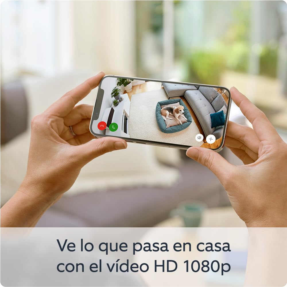 Ring Cámara interior (Indoor Camera 2.ª gen.) | Cámara de vigilancia wifi con enchufe para mascotas | Vídeo 1080p HD, comunicación bidireccional, cubierta de privacidad | 30 días gratis de Ring Home - 4
