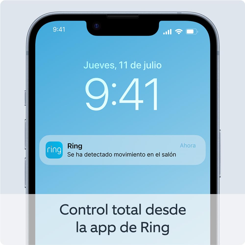 Ring Cámara interior (Indoor Camera 2.ª gen.) | Cámara de vigilancia wifi con enchufe para mascotas | Vídeo 1080p HD, comunicación bidireccional, cubierta de privacidad | 30 días gratis de Ring Home - 6