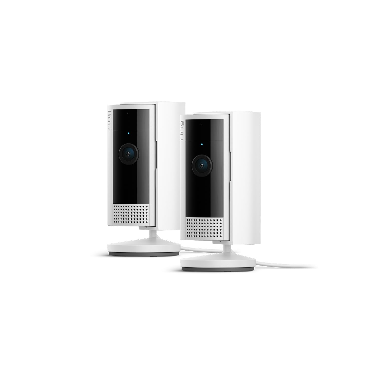 Ring Cámara interior (Indoor Camera 2ª gen) | Cámara de vigilancia wifi con enchufe para mascotas, vídeo HD, comunicación bidireccional, cubierta de privacidad | 30 días gratis de Ring Home, 2 Cámaras - 2