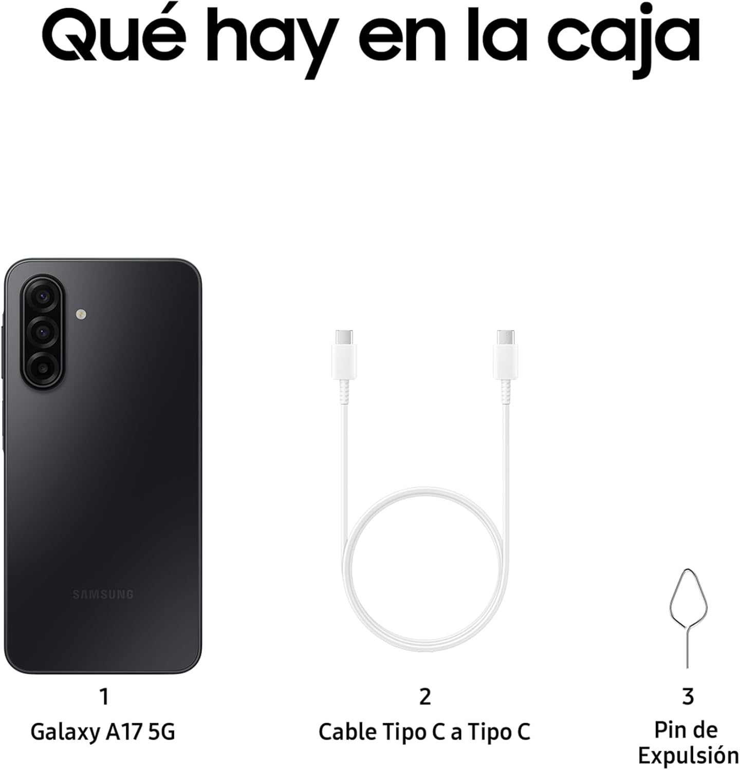 SAMSUNG Galaxy A17 5G 128GB - Teléfono Móvil con IA, Marco Fino 7,5mm, Pantalla Grande, Cámara 50MP, 4GB RAM, Batería 5000mAh, Negro, Garantía del Fabricante 3 Años + 1 Año Extra - 4