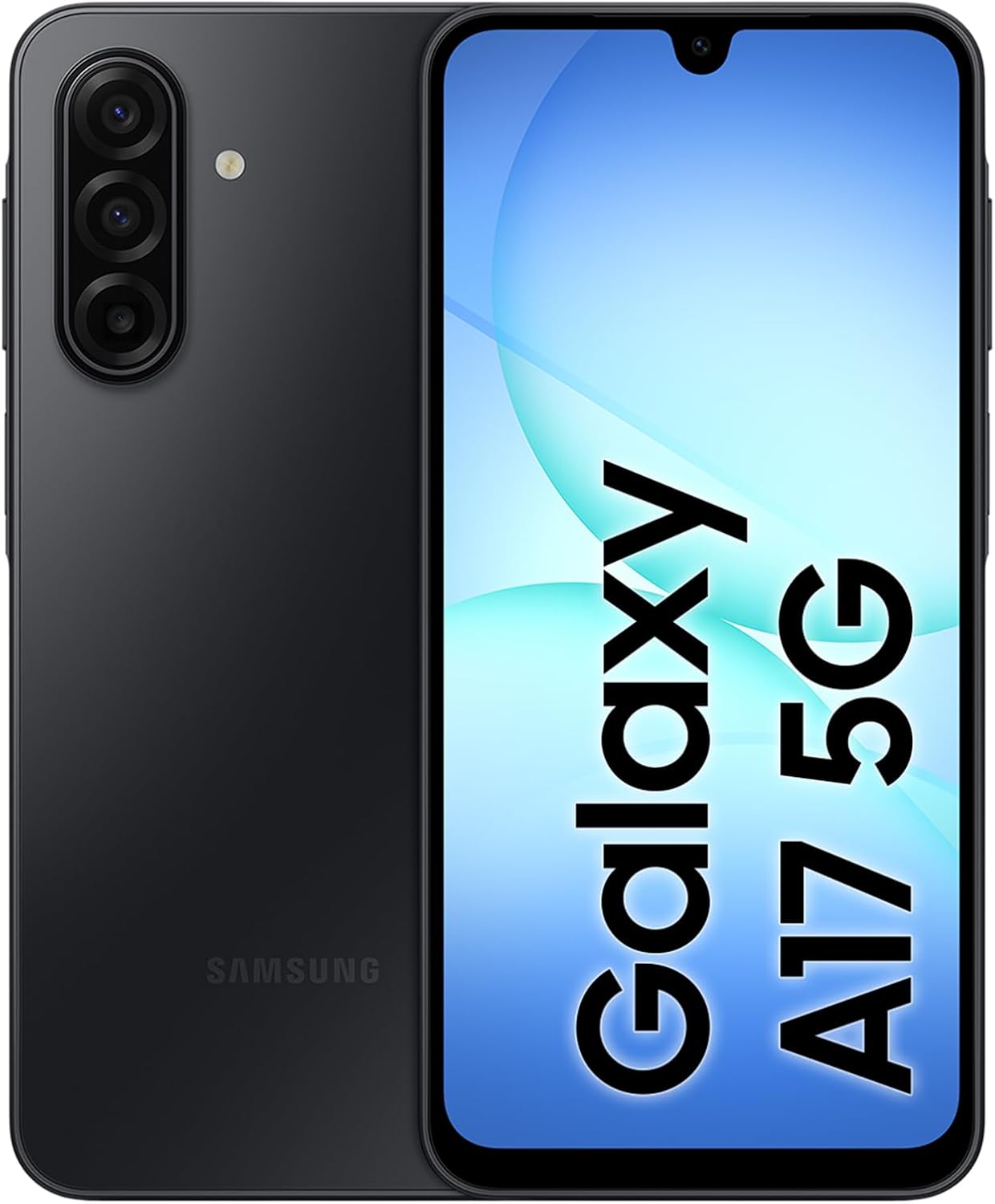 SAMSUNG Galaxy A17 5G 128GB - Teléfono Móvil con IA, Marco Fino 7,5mm, Pantalla Grande, Cámara 50MP, 4GB RAM, Batería 5000mAh, Negro, Garantía del Fabricante 3 Años + 1 Año Extra - 1