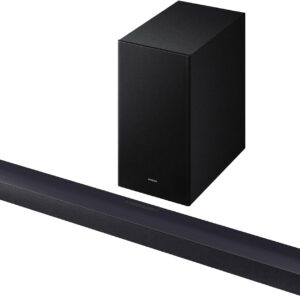 Samsung Barra de Sonido HW-B46CF/ZF - 2.1ch, Dolby Audio/DTS Virtual:X, Bass Boost, Sonido Inteligente