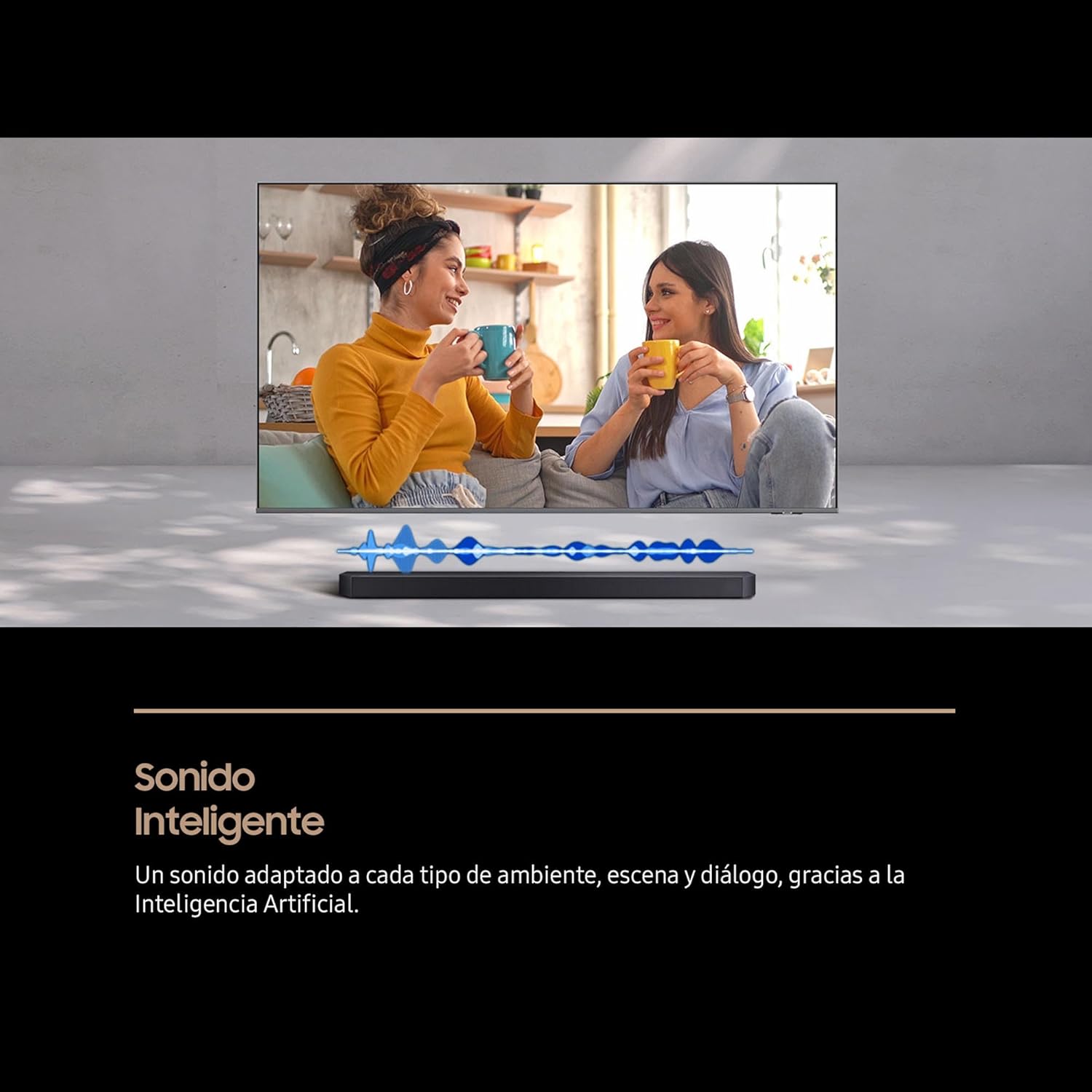 Samsung Barra de Sonido HW-B46CF/ZF - 2.1ch, Dolby Audio/DTS Virtual:X, Bass Boost, Sonido Inteligente - 4