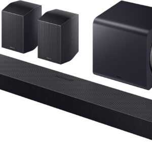 Samsung Barra de Sonido HW-Q990F/ZF 2025 - Dolby Atmos inalámbrico, Q-Symphony,11.1.4 Canales, SpaceFit Sound Pro y Compatible con asistentes de Voz