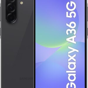 Samsung Galaxy A36 5G 256GB Teléfono Móvil, 6GB RAM, 50MP Cámara, Negro, Garantía del Fabricante 3 Años + 1 Año Extra