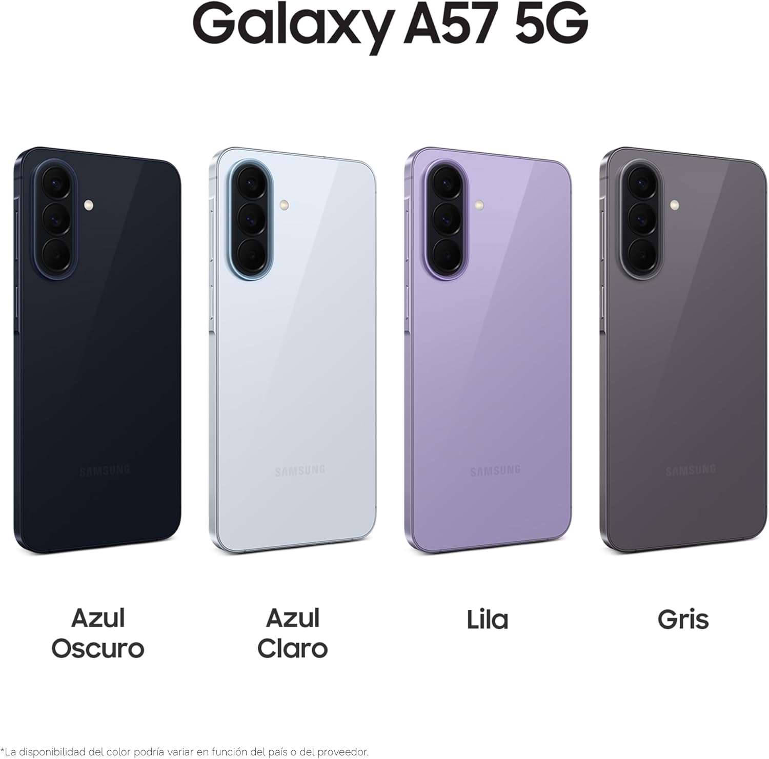 Samsung Galaxy A57 5G, 128GB, Móvil Fino con IA, 8GB, Gran Angular 50MP, Autonomía 2 Días, Batería 5000mAh, IP68, Garantía del Fabricante 3 Años + 1 Año Extra, Color Azul Oscuro (Versión Española) - 3