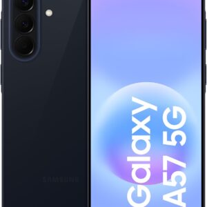 Samsung Galaxy A57 5G, 128GB, Móvil Fino con IA, 8GB, Gran Angular 50MP, Autonomía 2 Días, Batería 5000mAh, IP68, Garantía del Fabricante 3 Años + 1 Año Extra, Color Azul Oscuro (Versión Española)