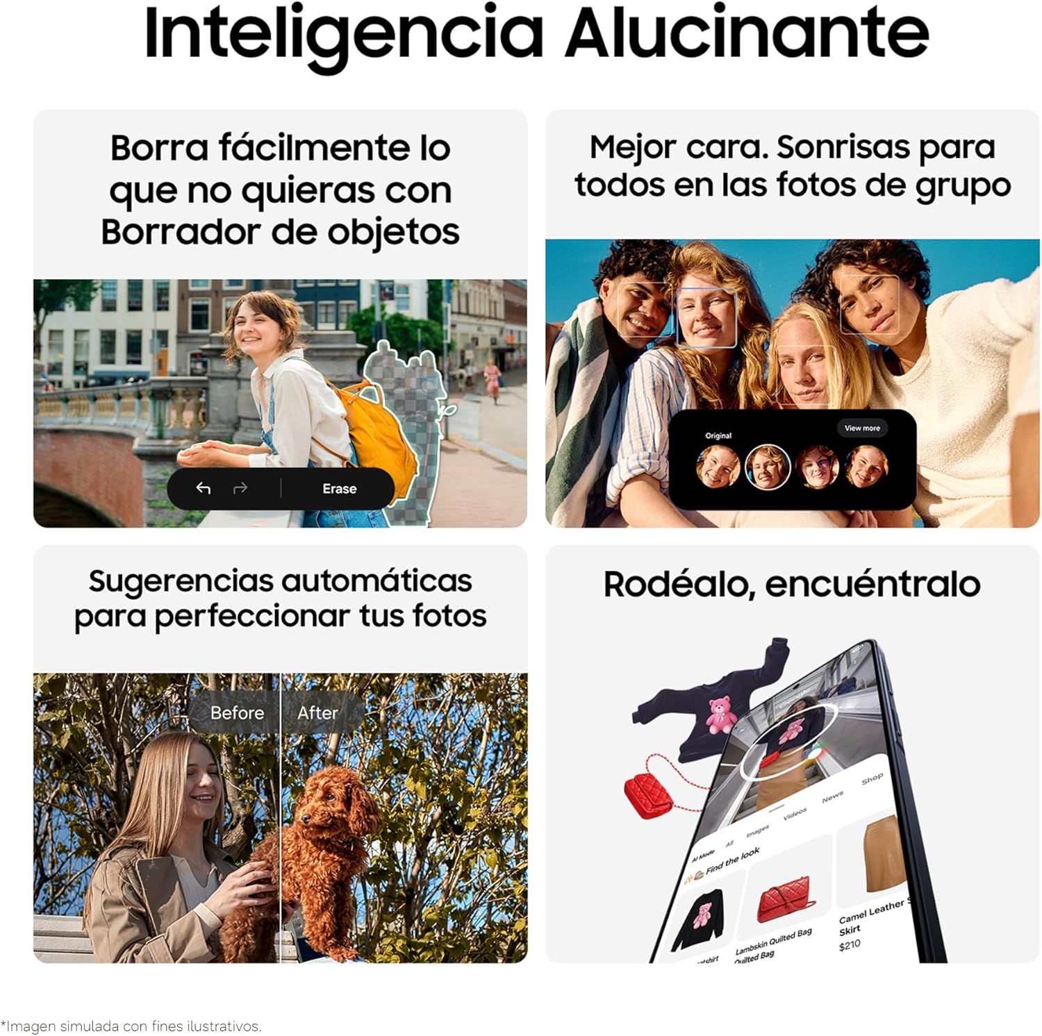 Samsung Galaxy A57 5G, 128GB, Móvil Fino con IA, 8GB, Gran Angular 50MP, Autonomía 2 Días, Batería 5000mAh, IP68, Garantía del Fabricante 3 Años + 1 Año Extra, Color Azul Oscuro (Versión Española) - 4