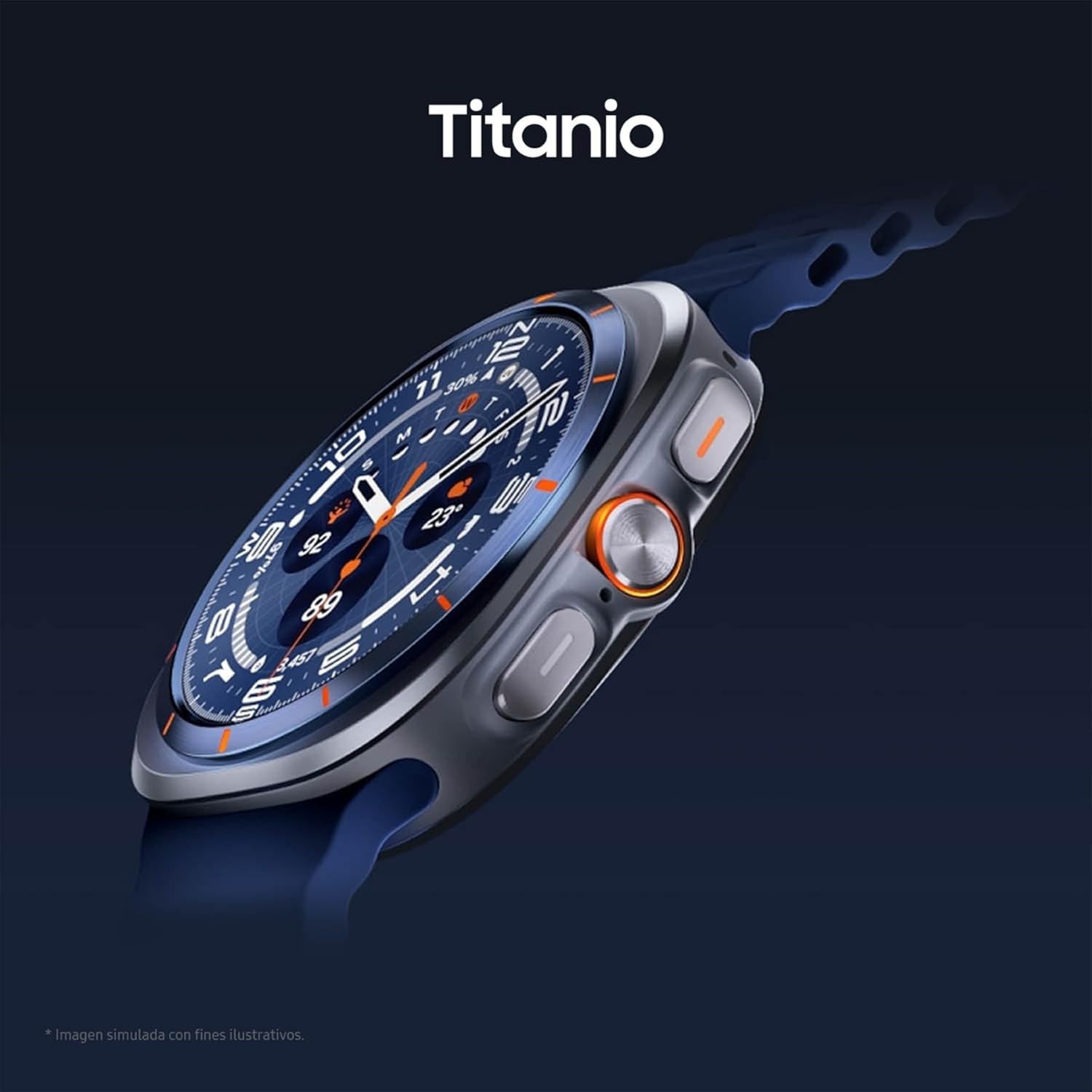 Samsung Galaxy Watch Ultra 2025 47mm - Smartwatch LTE con IA, Titanio, Botón Personalizable, Control de Salud, Garantía del Fabricante 3 Años + 1 año Extra, Blanco Titanio (Versión española) - 3