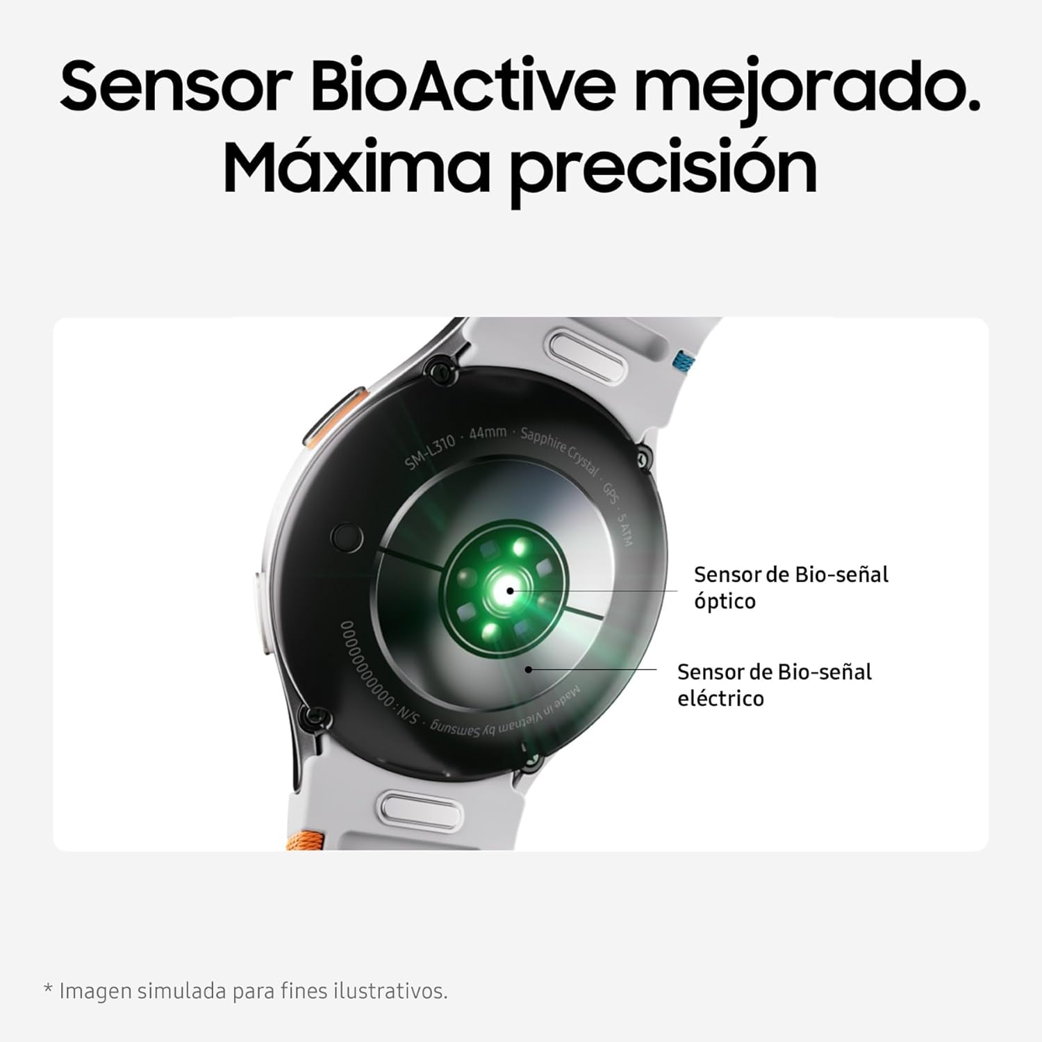 Samsung Galaxy Watch7 Bluetooth + Correa - Smartwatch 40mm, Control de Salud, Seguimiento Deportivo, Verde (Versión Española) - 4