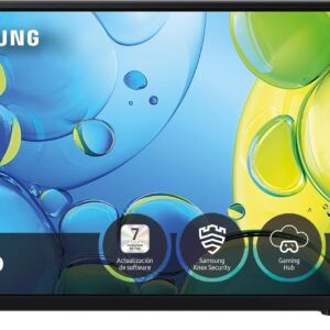 Samsung TV 32 Pulgadas Full HD F6005 4K Smart TV, Más Contraste con HDR, Sonido con OTS Lite, más de 500 Canales TV Plus y Tus Datos protegidos Knox Security