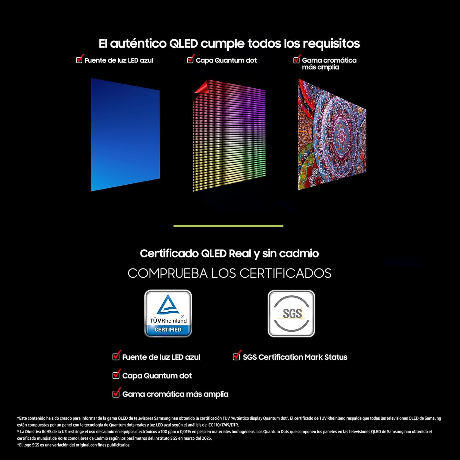 Samsung TV 75 Pulgadas QLED Q6F 4K Smart TV con Vision AI, 100% Volumen de Color con Quantum Dot y más de 500 Canales [Clase de eficiencia energética G] - 5